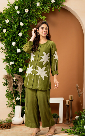 Premium Cotton Printed Co-ord Set