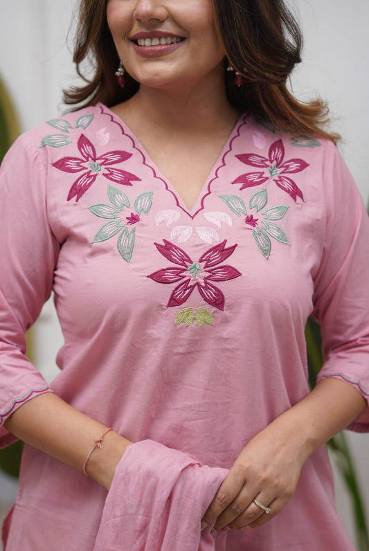Kurta Pant With Dupatta Set