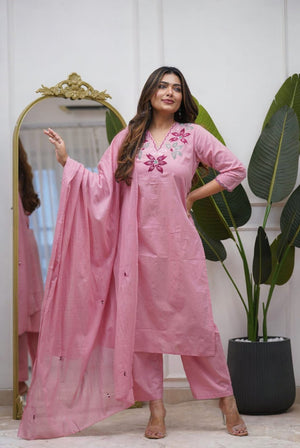 Kurta Pant With Dupatta Set