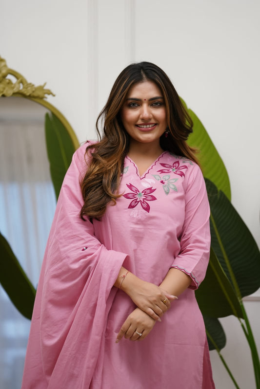 Kurta Pant With Dupatta Set
