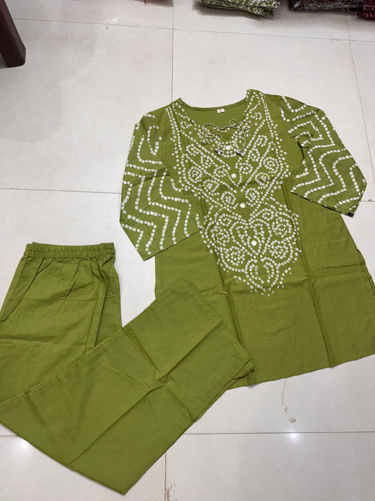 Premium Bandhani Co-ord Set