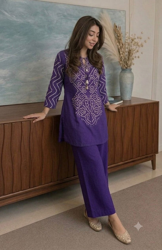 Premium Bandhani Co-ord Set