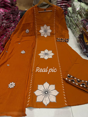 Heavy Cotton Embroidery 3-Piece Suit Set | New Collection