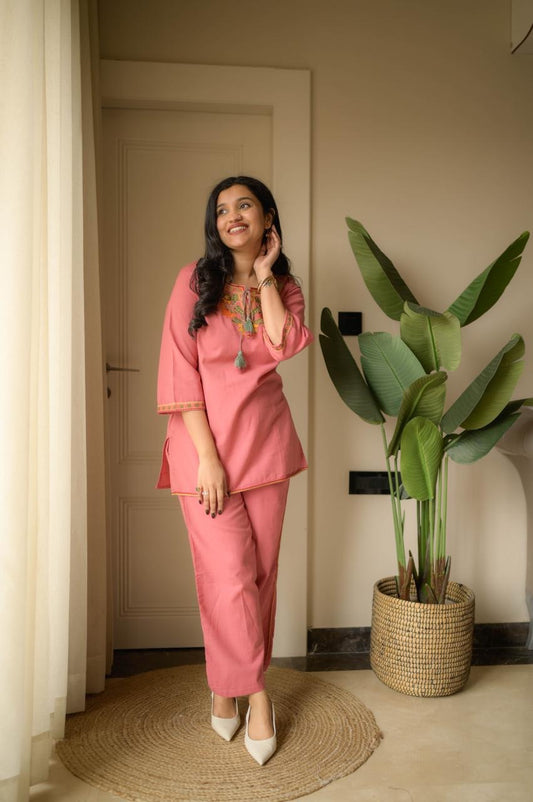 Premium Embroidered Co-Ord Set
