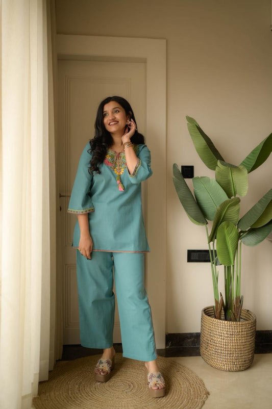 Premium Embroidered Co-Ord Set