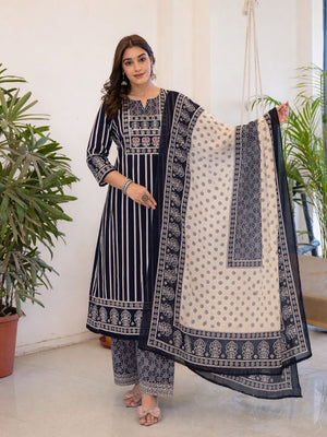 Premium Heavy Cotton Sequin Work Suit Set