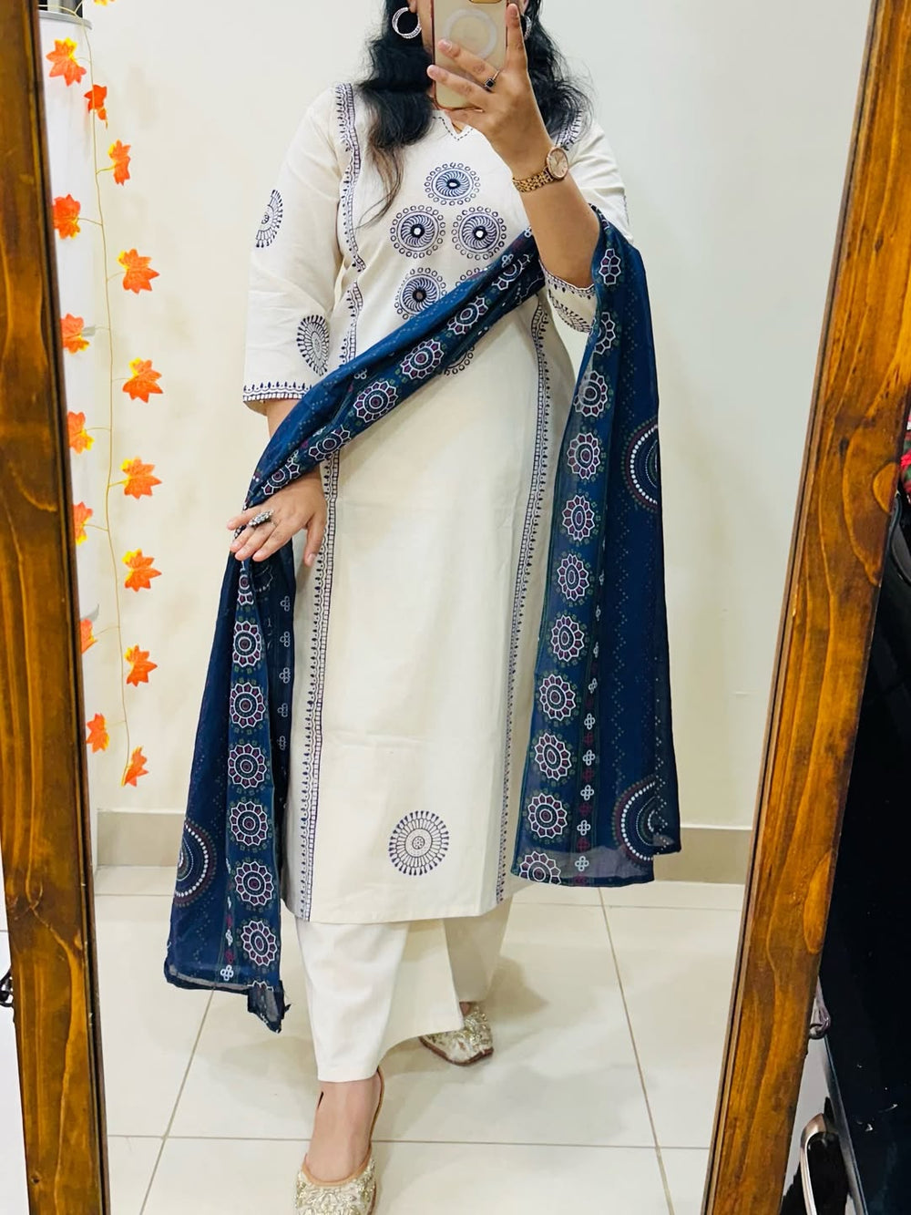 Premium Heavy Cotton Block Print Suit Set