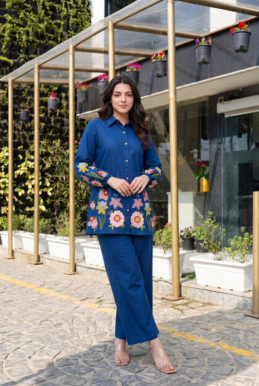 Elegant Cotton Flex Co-ord Set