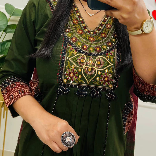 Royal Designer Ethnic Suit – Dhabu Cotton