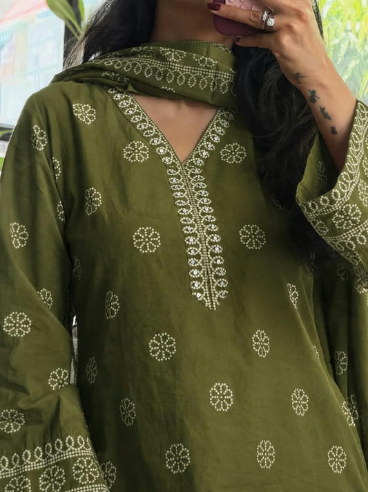 Designer Farsi Summer Suit Set