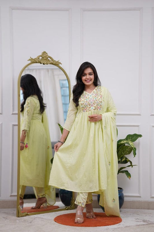 Designer Anarkali Kurta with Dupatta Set