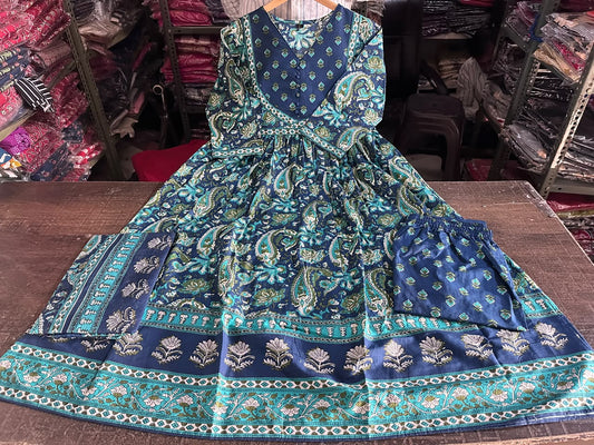 Anarkali Kurta, Pant & Dupatta Set