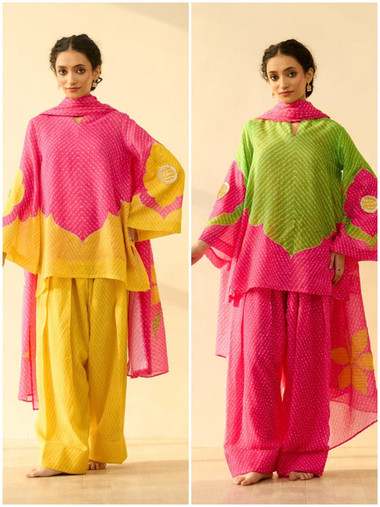 Designer Farsi Summer Cotton Suit Set