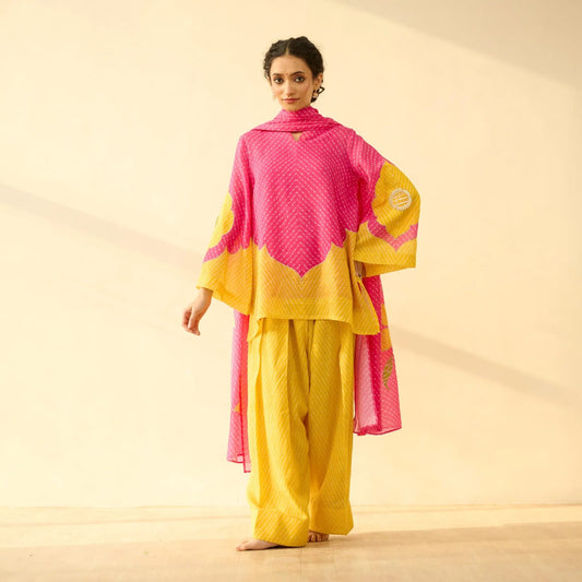 Designer Farsi Summer Cotton Suit Set