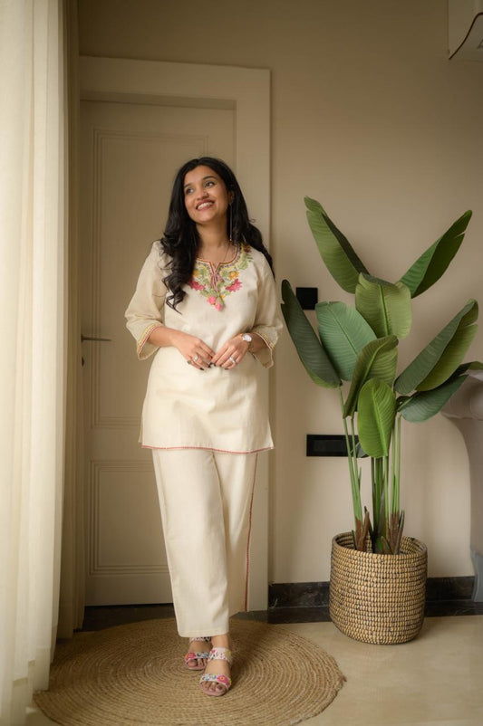 Premium Embroidered Co-ord Set