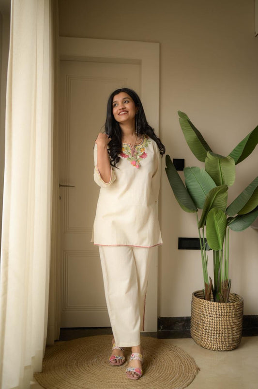 Premium Embroidered Co-ord Set